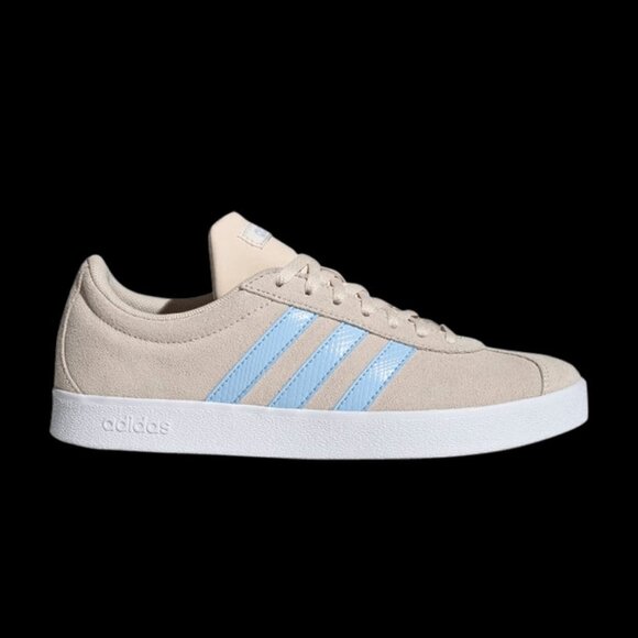 Brand New Adidas VL Court 2.0 Linen Glow Blue Size 7 - Picture 1 of 5